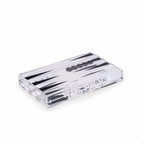Modern Acrylic Backgammon Set