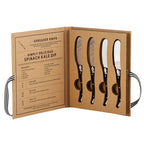Charcuterie Spreader Set in Giftable Book Box (Set of 4)